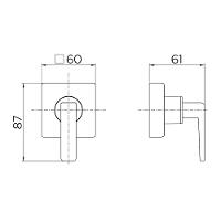 Acabamento Para Registro Stillo 3/4 Grafite Escovado Docol - 3