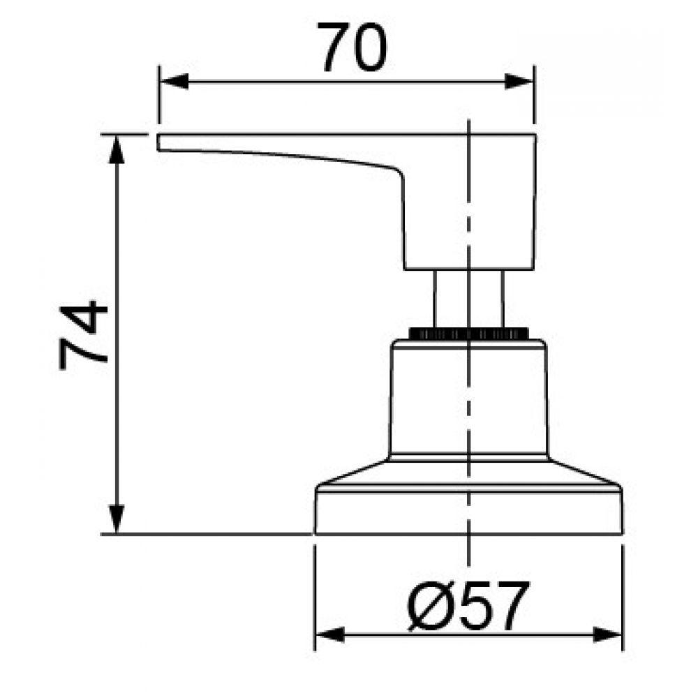 Acabamento Para Registro De Pressão Joy 3/4 Cromado 4901 C32 Lorenzetti - 2