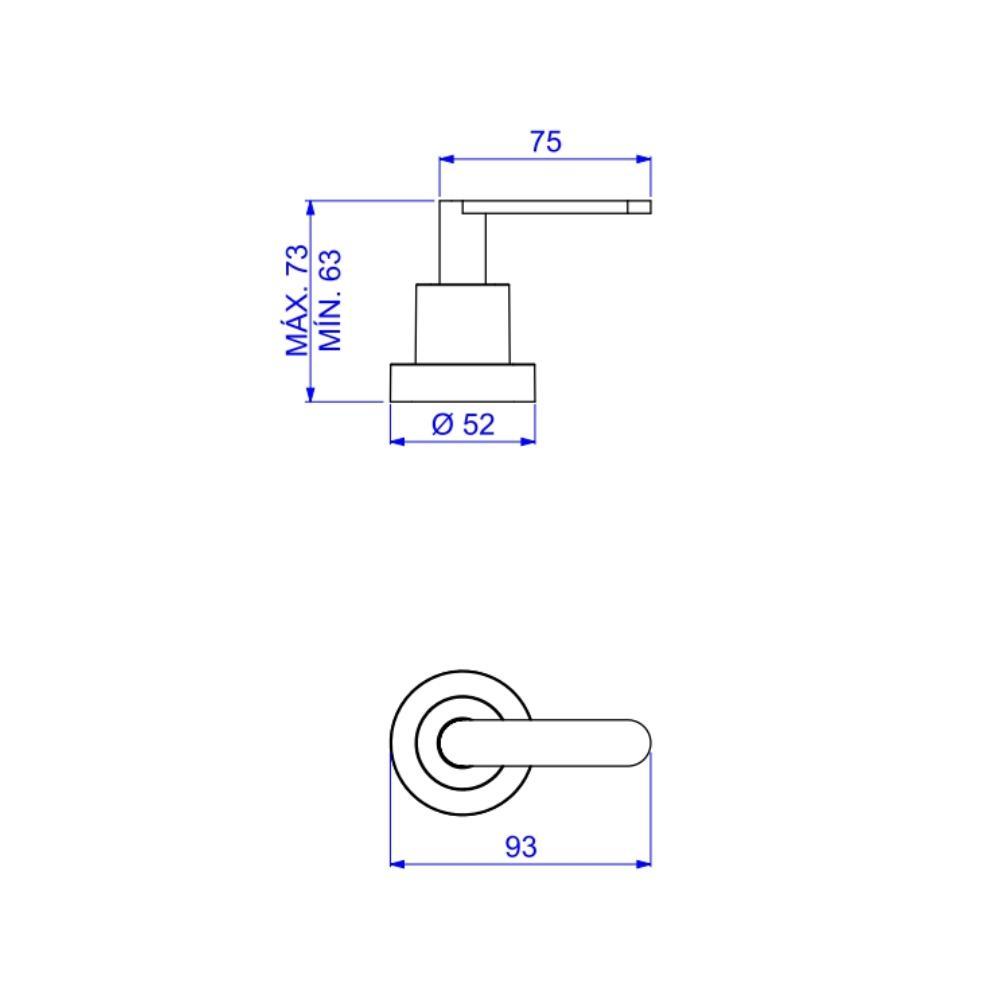 Acabamento Para Registro De Pressão Flex Plus 1/2, 3/4 E 1 4916 Cromado Deca - 4