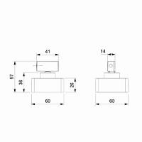 Acabamento Para Registro Base Celite 1/2, 3/4,1 Virtus Cromado Roca - 3