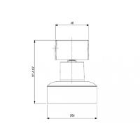 Acabamento Para Registro 1/2 3/4 1 Base Celite Flow Cromado - 3