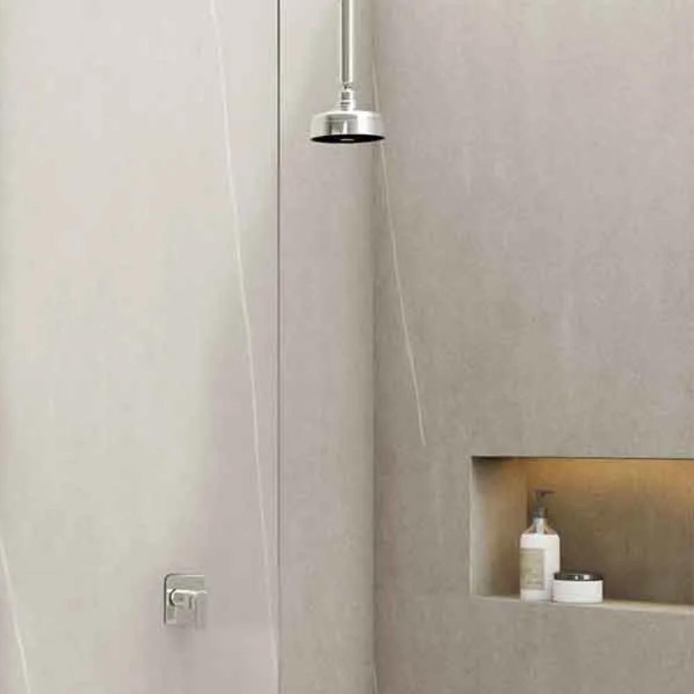 Chuveiro De Teto Redondo Acqua Plus 1990 Com Tubo Cromado Deca - 2