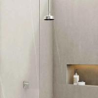 Chuveiro De Teto Redondo Acqua Plus 1990 Com Tubo Cromado Deca - 2