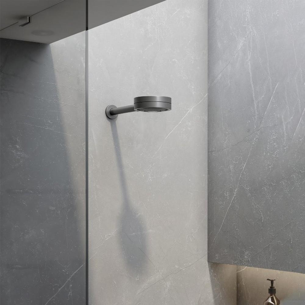 Chuveiro De Parede Novo Technoshower Grafite Escovado Docol - 4