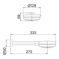 Chuveiro De Parede Novo Technoshower Grafite Escovado Docol - 6