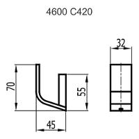 Cabide Para Banheiro Ou Lavabo Essence Ouro Velho Fani - 2
