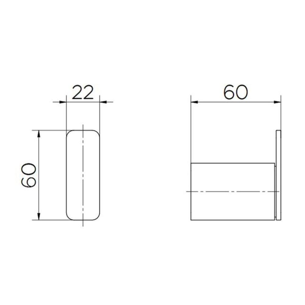 Cabide Flat Onix Docol - 4
