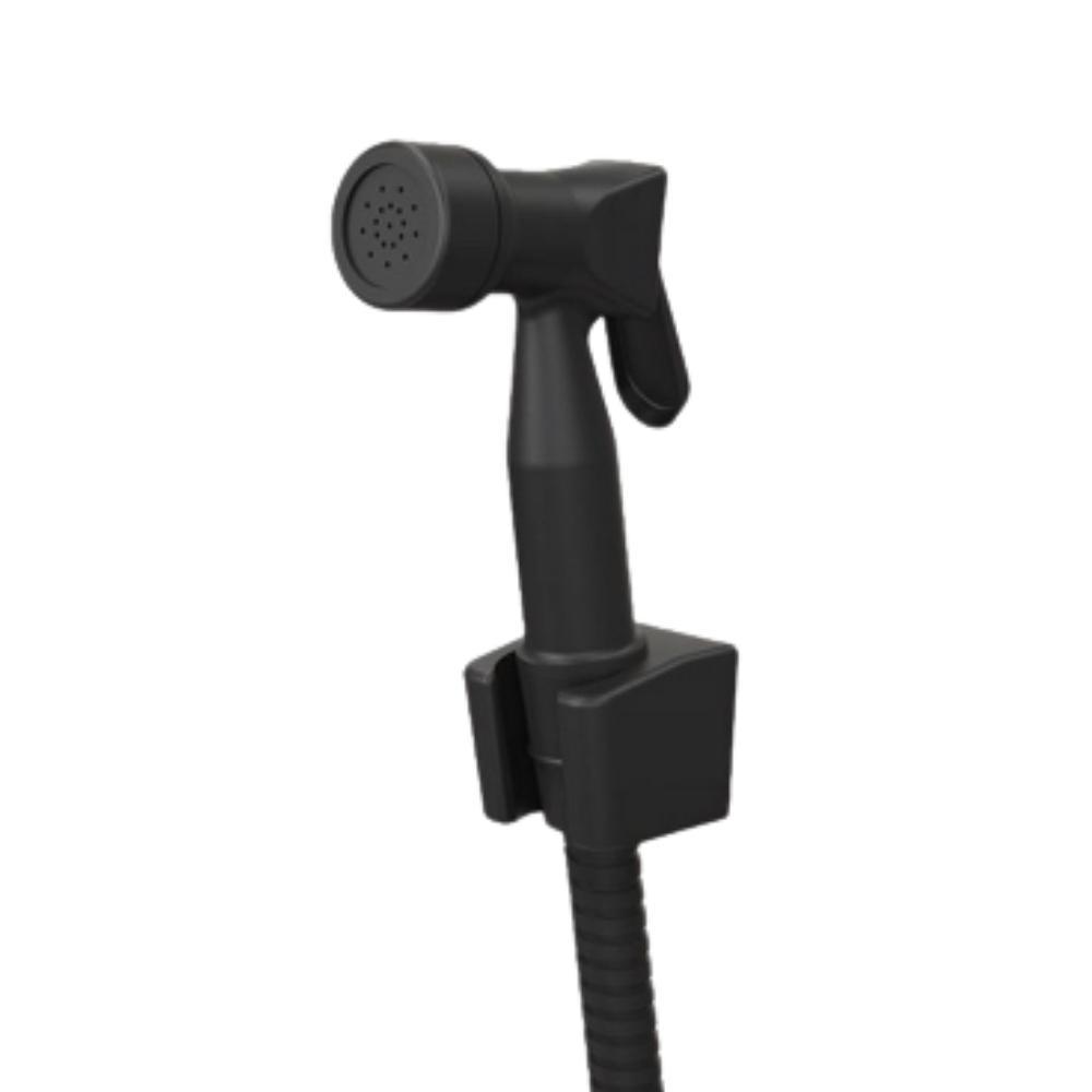 Ducha Higiênica Com Derivação E Gatilho Horus Preto Fosco Fani Metais  - 3