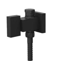 Ducha Higiênica Com Derivação E Gatilho Horus Preto Fosco Fani Metais  - 2