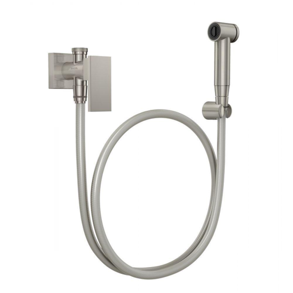 Ducha Higiênica Com Registro E Derivação New Edge Níquel Escovado Docol - 1