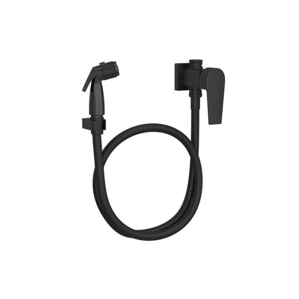 Ducha Higiênica Com Registro E Derivação Level Black Matte Deca - 1