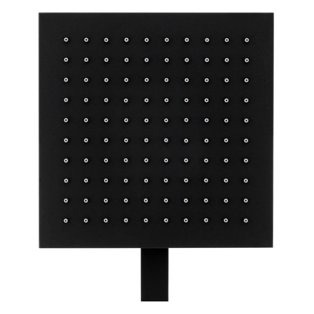 Ducha Articulada De Parede Versata Preto Fosco Fani - 4