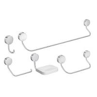 Kit De Acessórios Para Banheiro Com 5 Peças Net Cromado Deca - 1