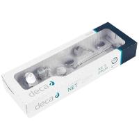 Kit De Acessórios Para Banheiro Com 5 Peças Net Cromado Deca - 2