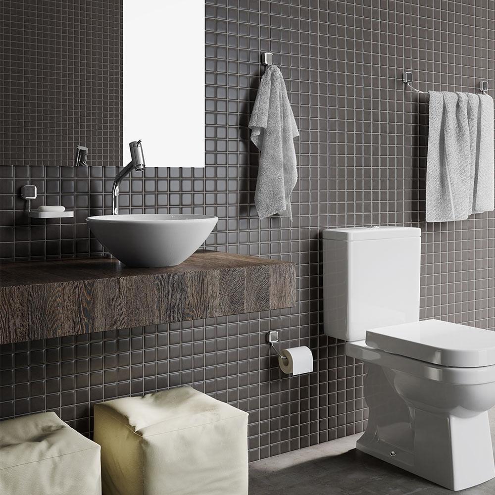 Kit De Acessórios Com 5 Peças Pix 2000 Cromado Deca - 3