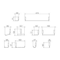 Kit De Acessórios Com 5 Peças Idea Cromado Docol - 5