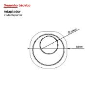 Grelha Quadrada Elleve Rose Gold 10X10cm Linear Acessórios