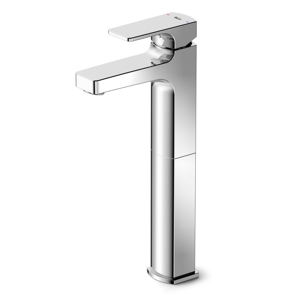 Monocomando Para Lavatório De Mesa Bica Alta Escuadra Cromado Roca - 1