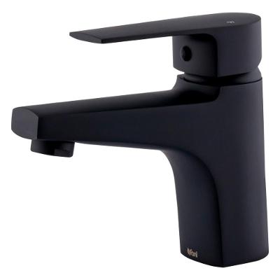 Monocomando De Mesa Para Lavatório Bica Baixa Preto Fosco Fani  