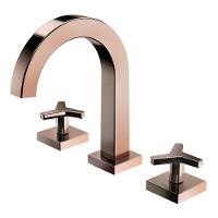 Misturador Para Lavatório De Mesa Wish Bica Baixa Cobre Polido Docol - 1