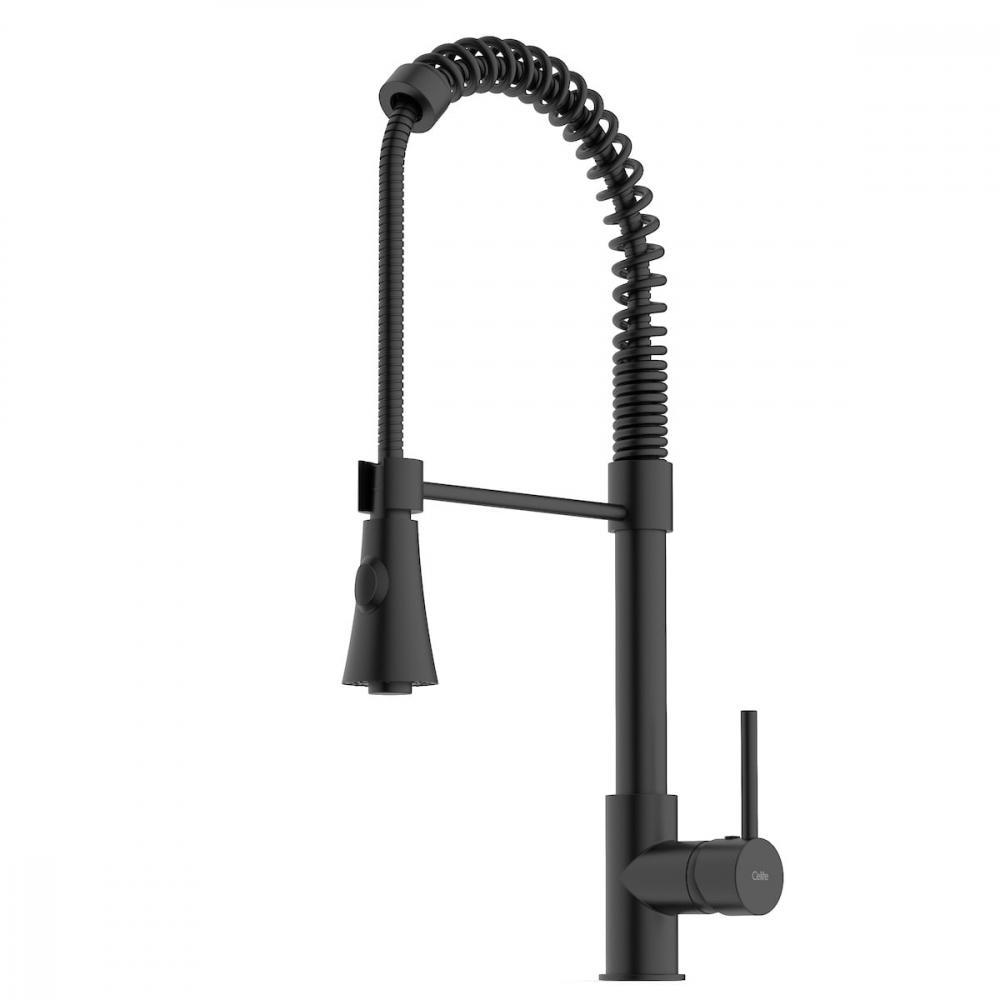 Misturador Monocomando Para Cozinha De Mesa Gourmet Bica Móvel Preto Matte Celite - 2