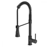 Misturador Monocomando Para Cozinha De Mesa Gourmet Bica Móvel Preto Matte Celite - 1