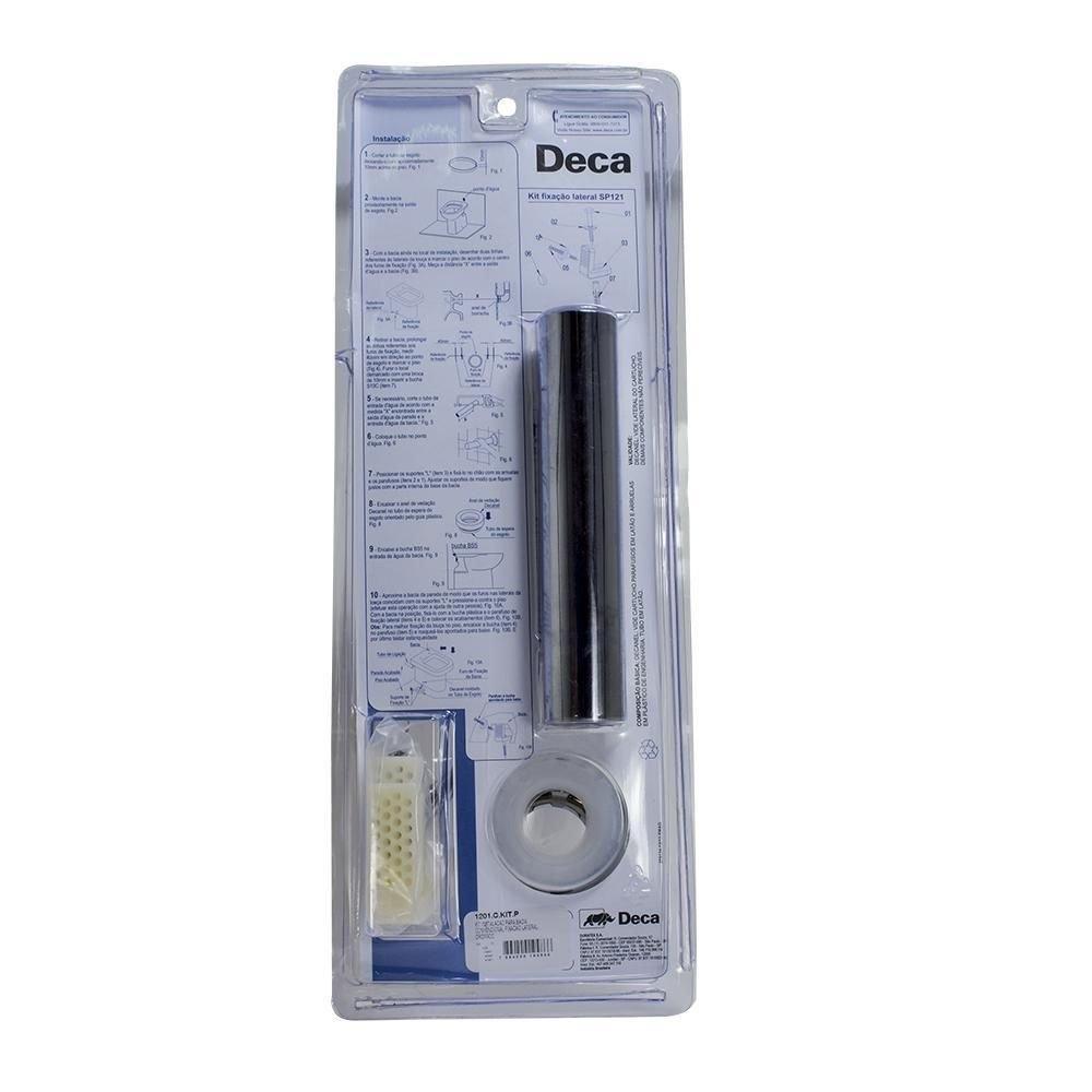 Kit Instalação Para Vaso Convencional Com Fixação Lateral 1201 Cromado Deca - 5
