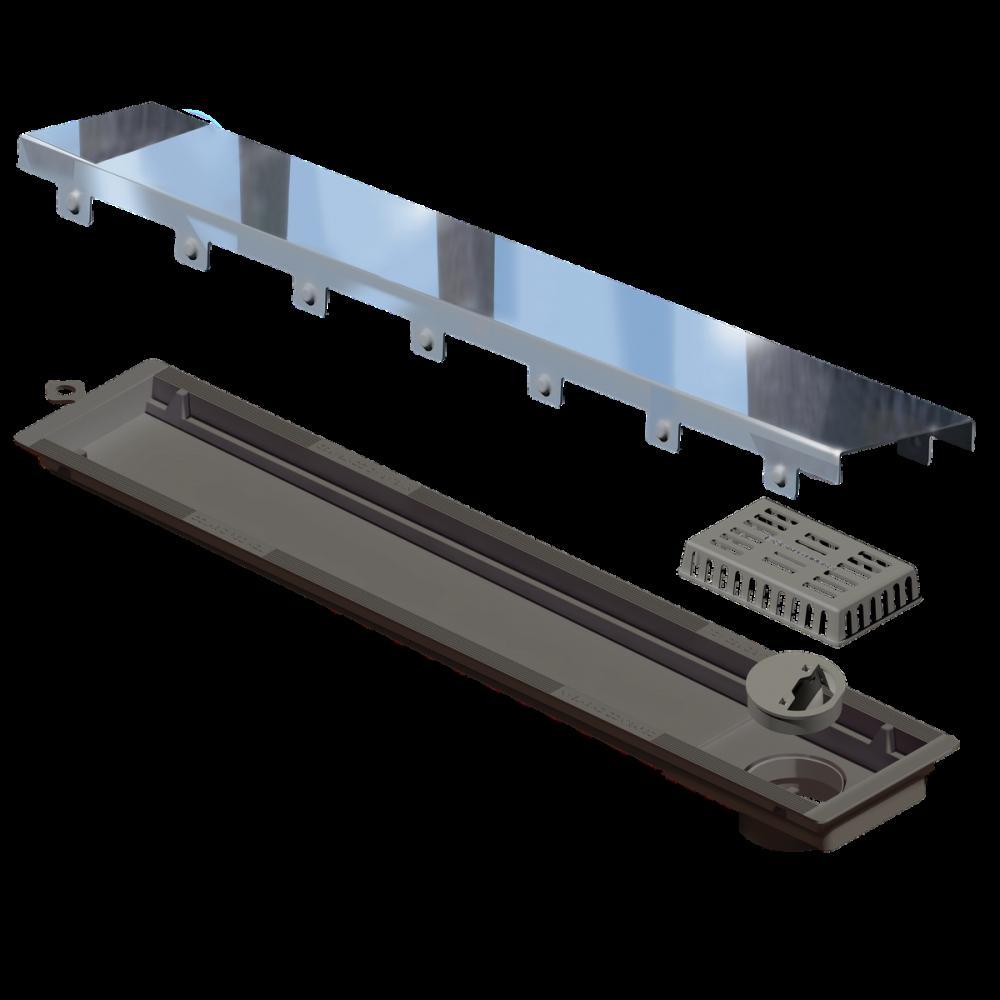 Ralo Versatile Tampa Inox Polida Linear 50cm - 1