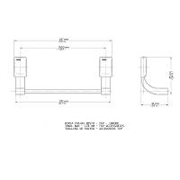 Porta Toalha De Rosto Top Cromado Docol - 3