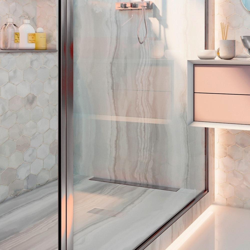 Ralo Versatile Tampa Inox Escovado Linear 75cm - 4