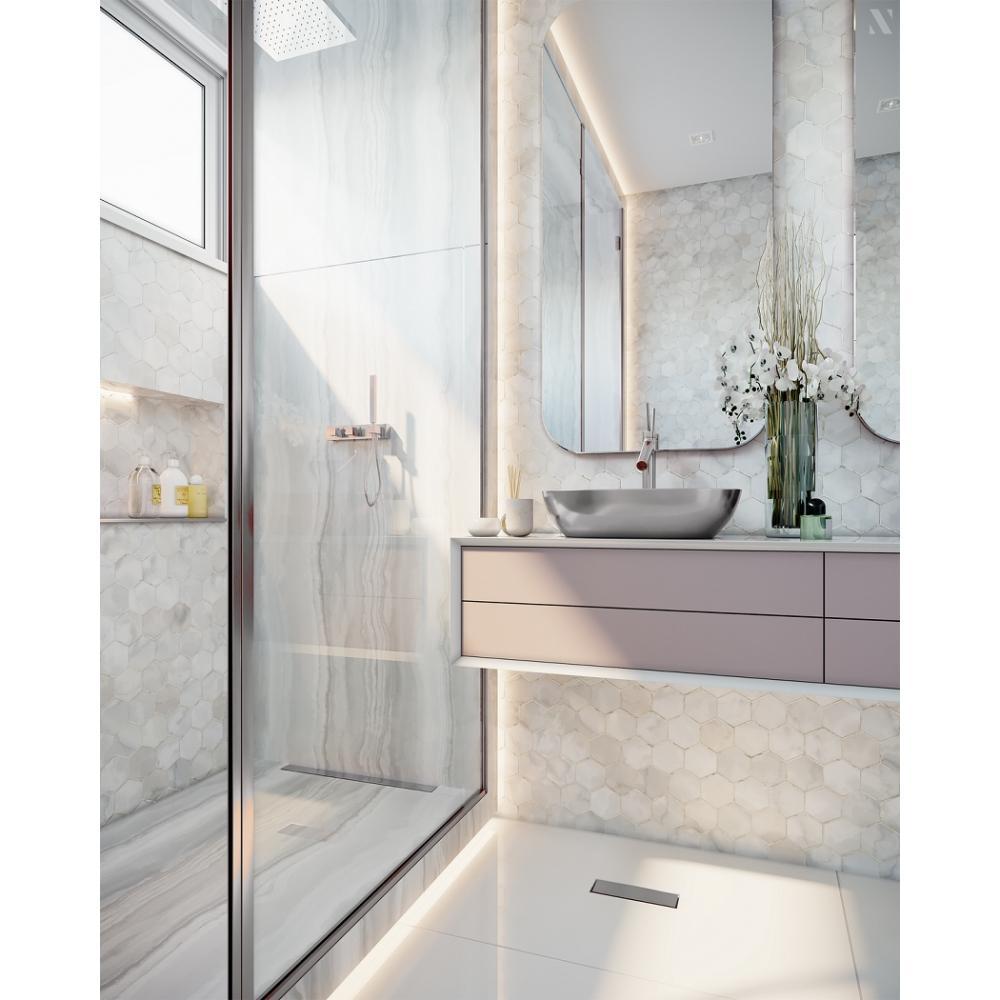 Ralo Versatile Tampa Inox Escovado Linear 50cm - 2