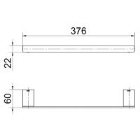 Porta Toalha De Rosto Flat Cromado Docol - 4