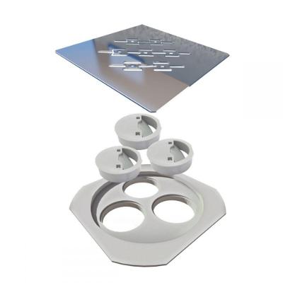 Ralo Linear Novii Grelha 10x10cm Polida Linear