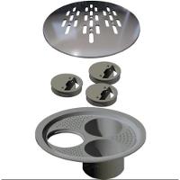 Ralo Grelha P/caixa Sifonada Redonda Inox Polida Linear 15x15cm - 2