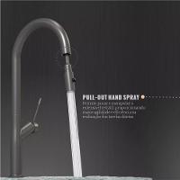 Misturador Monocomando De Mesa Para Cozinha Bica Alta 400 Grey Debacco - 3