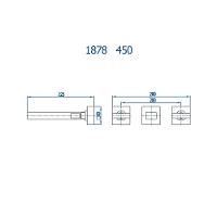 Misturador De Parede Para Lavatório Prima 1878 C210 DN 15 1/2 Cromado Fani