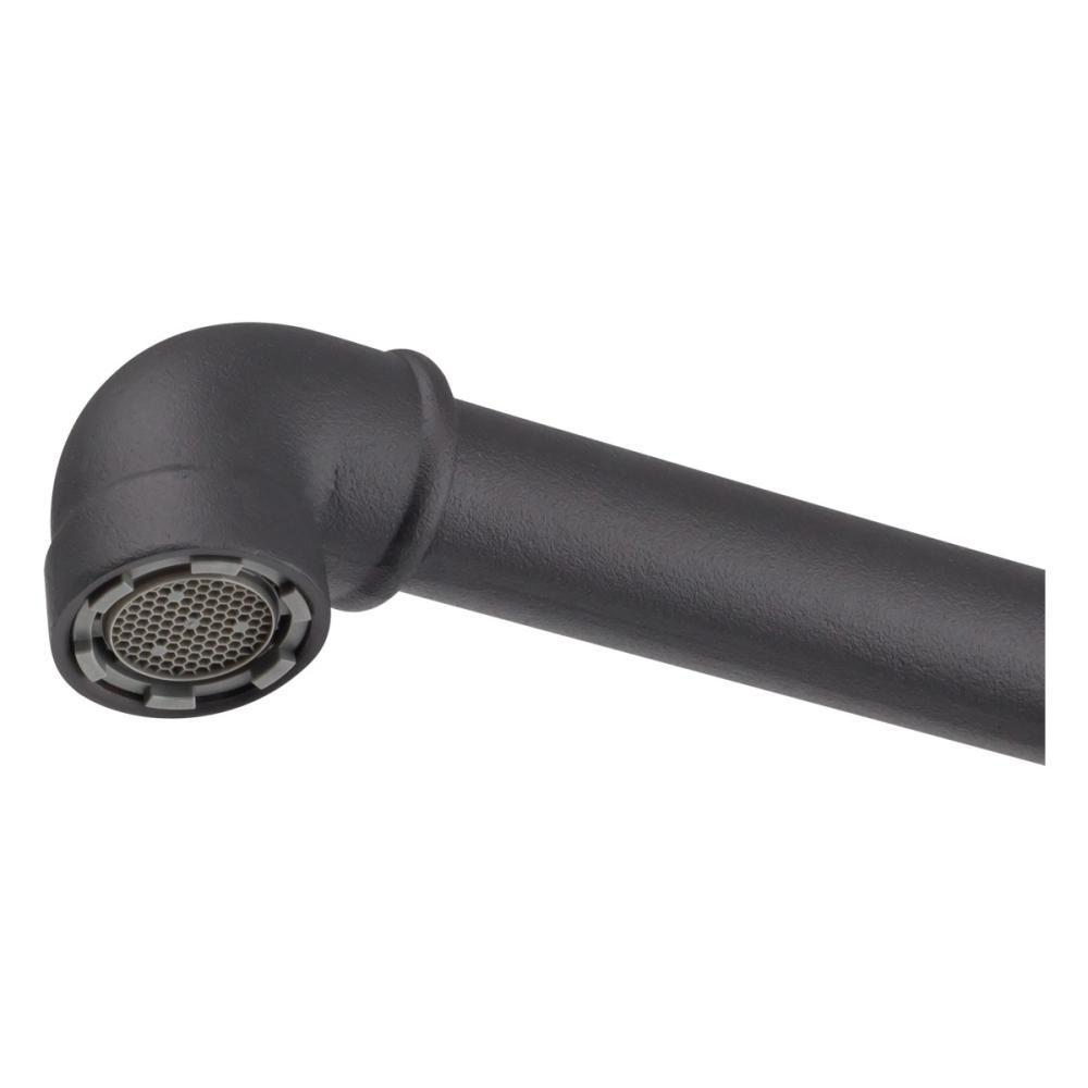 Torneira Para Lavatório De Mesa Bica Móvel Living Preto Fosco Fani - 3