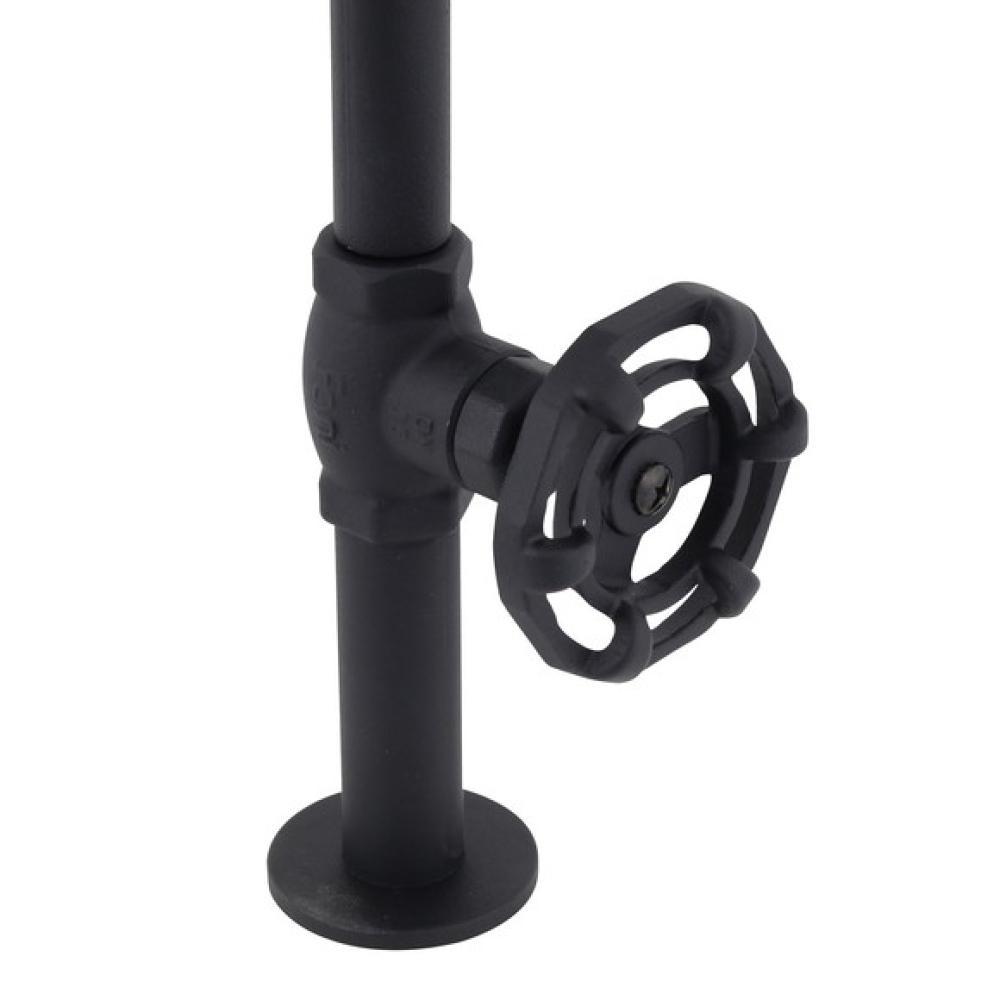 Torneira Para Lavatório De Mesa Bica Móvel Living Preto Fosco Fani - 4