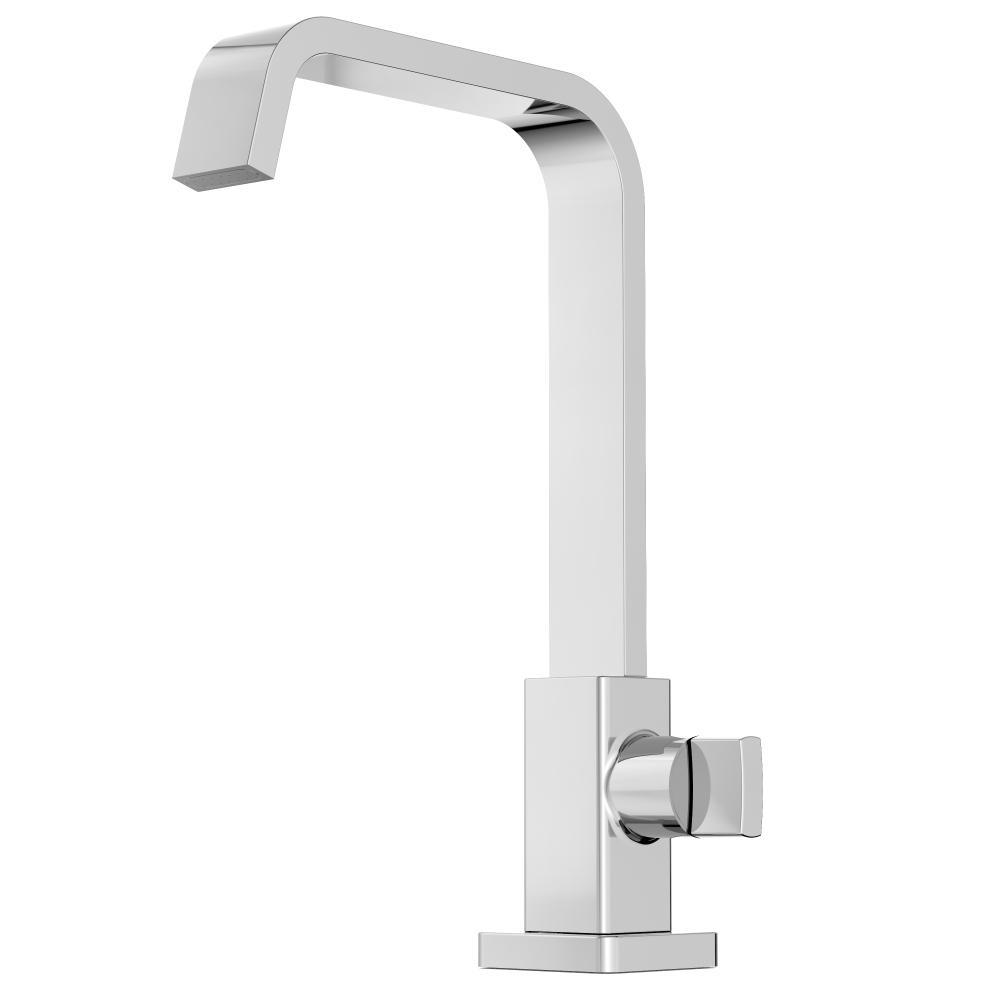Torneira De Mesa Para Lavatório Com Bica Alta Virtus Cromado Roca - 2