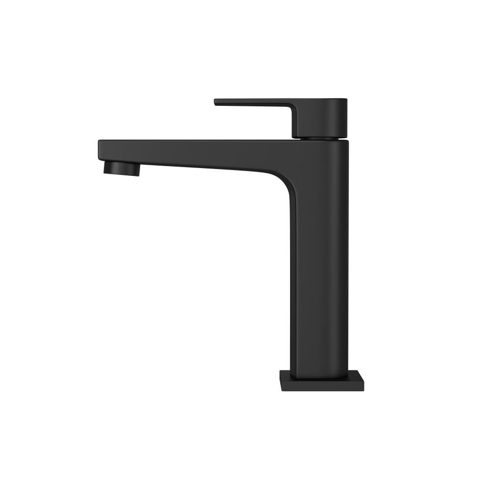 Torneira De Mesa Para Lavatório Com Bica Média Level Black Mate Deca - 3