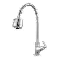 Torneira De Mesa Para Cozinha Bica Móvel C/ Arejador Gourmet Uni Cromado Meber - 1