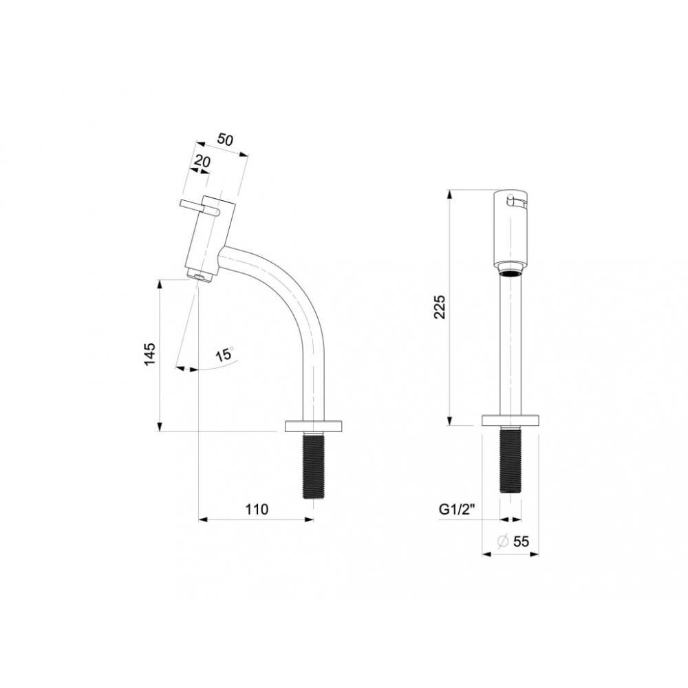 Torneira De Mesa Para Banheiro Bica Baixa Basic Rose Gold Matte Celite - 7