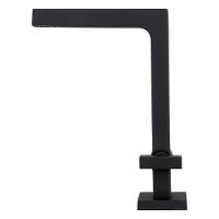 Torneira Para Lavatório De Mesa Bica Alta Horus 450 Preto Fosco Fani - 3