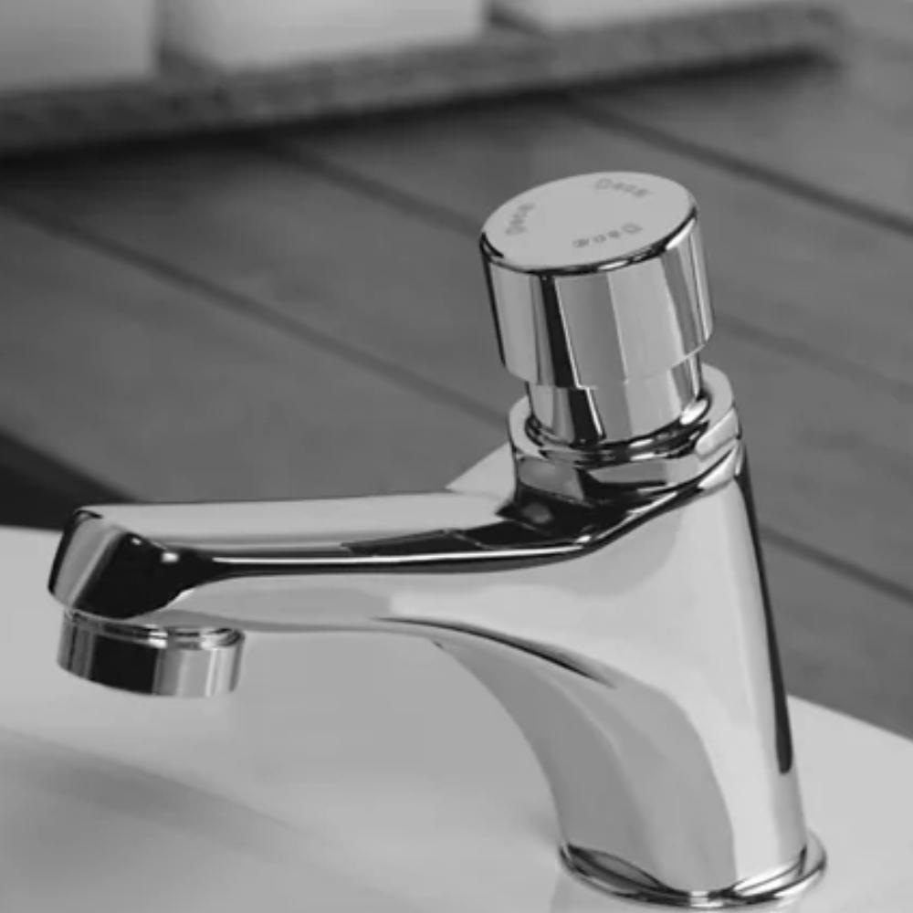 Torneira Para Lavatório Automática De Mesa Decamatic Eco 1173c Cromada Deca - 3