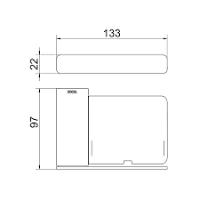 Saboneteira Docolflat Onix Docol - 4