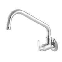 Torneira Para Cozinha De Parede Bica Móvel E Alta 1165 Uni Cromado Meber - 1