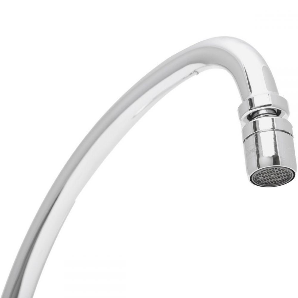 Torneira Saida Lateral De Mesa Para Cozinha Pratika  Cromado Fabrimar  - 4