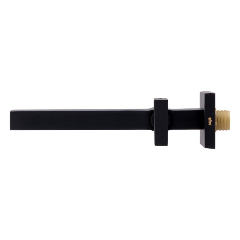 Torneira Para Lavatório De Parede Horus 450 Preto Fosco Fani  - 3