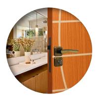 Fechadura Para Porta De Banheiro Roseta Genebra Bronze Latonado MGM 40mm - 1