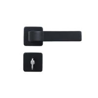 Fechadura Para Banheiro Roseta Módena Preto Fosco MGM 40mm  - 3